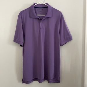 IZod Mens size Large purple polo shirt